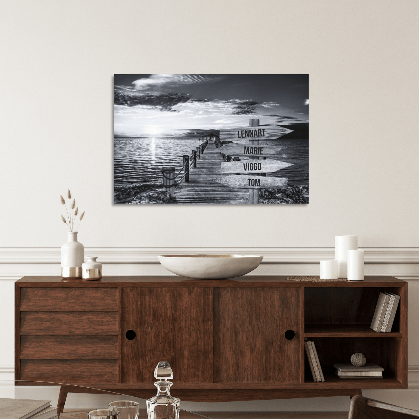 Badebro - Personligt Lærredsprint