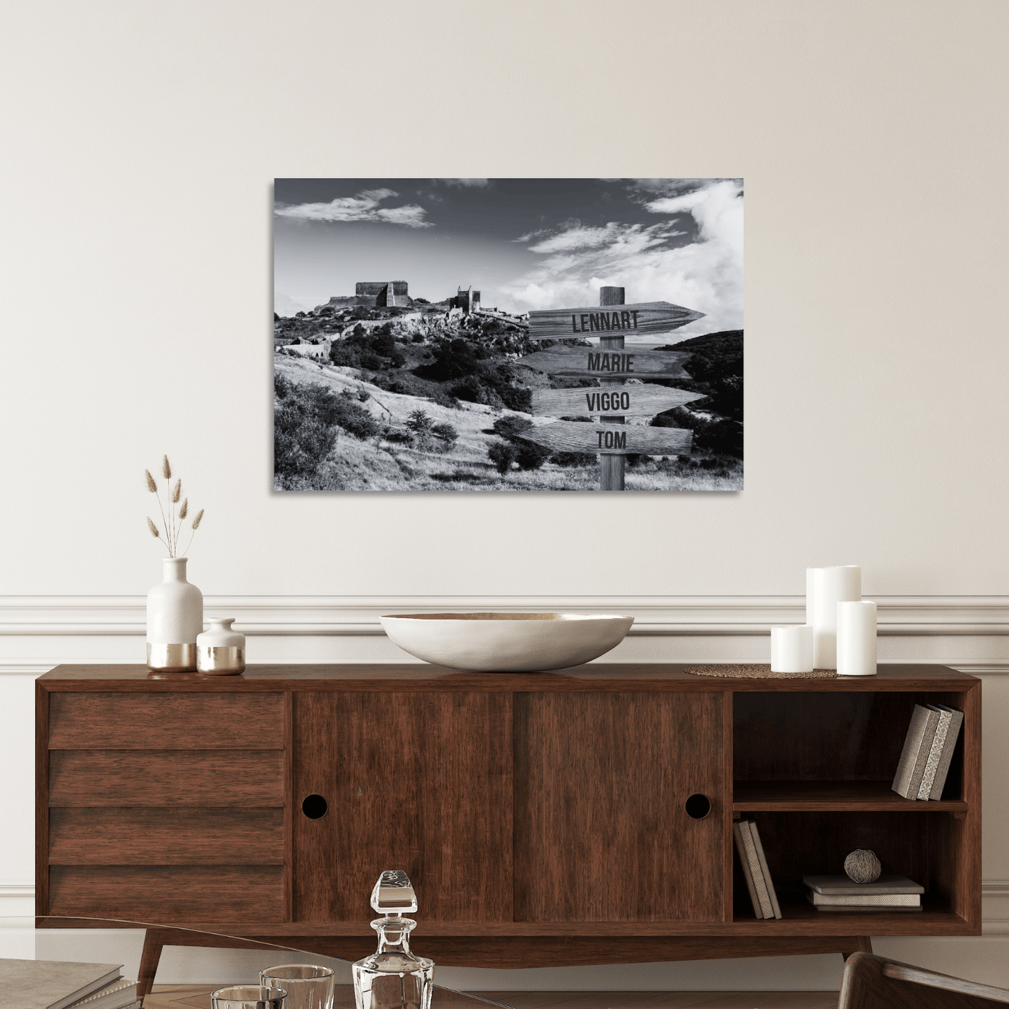 Hammershus - Personligt Lærredsprint