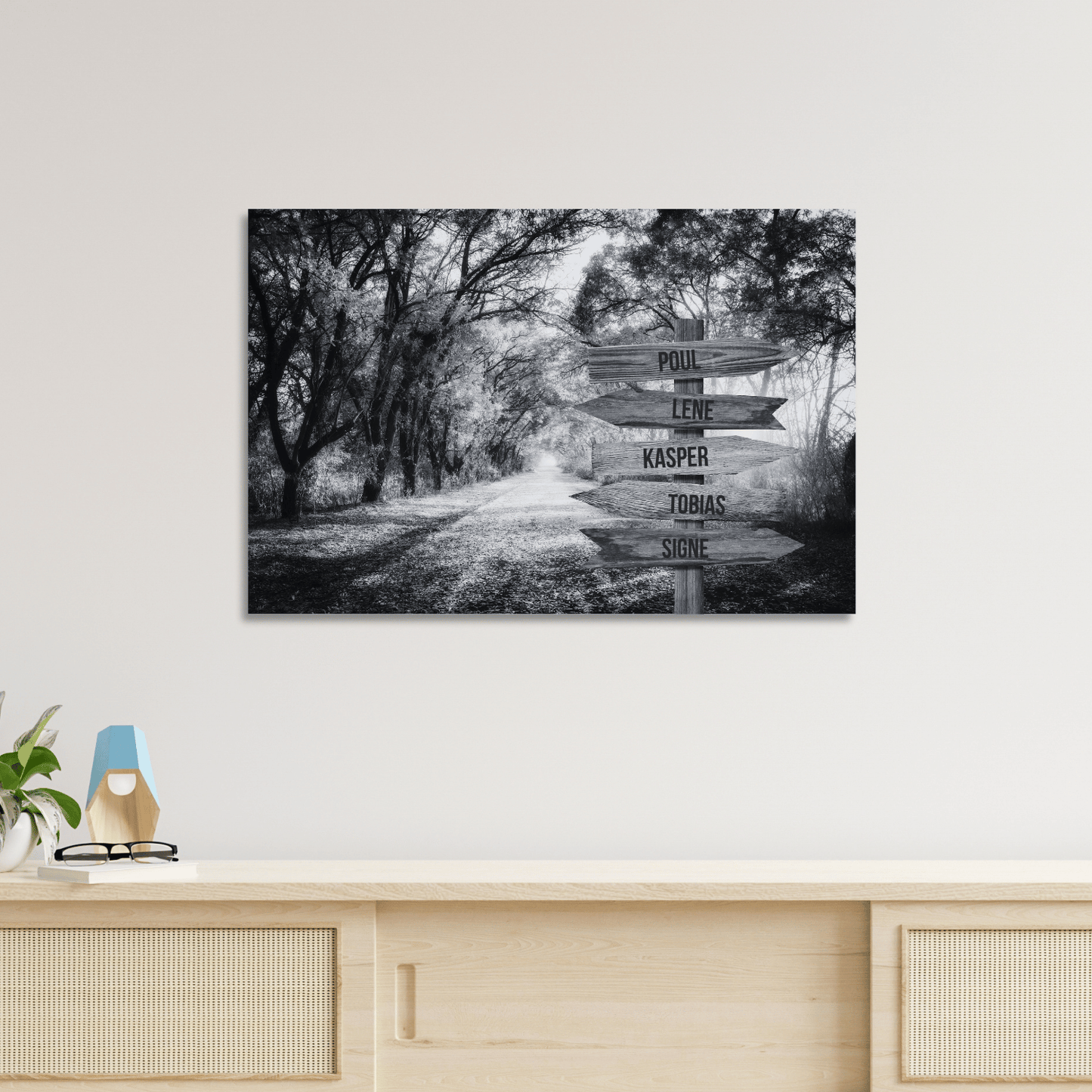 Efterår - Personligt Lærredsprint