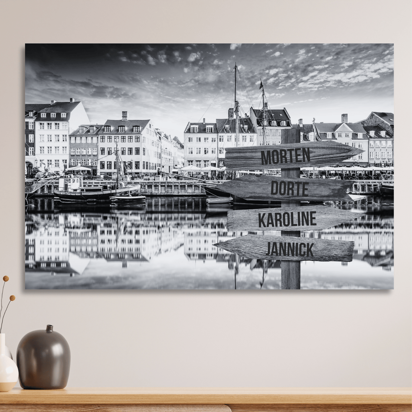 Nyhavn - Personligt Lærredsprint