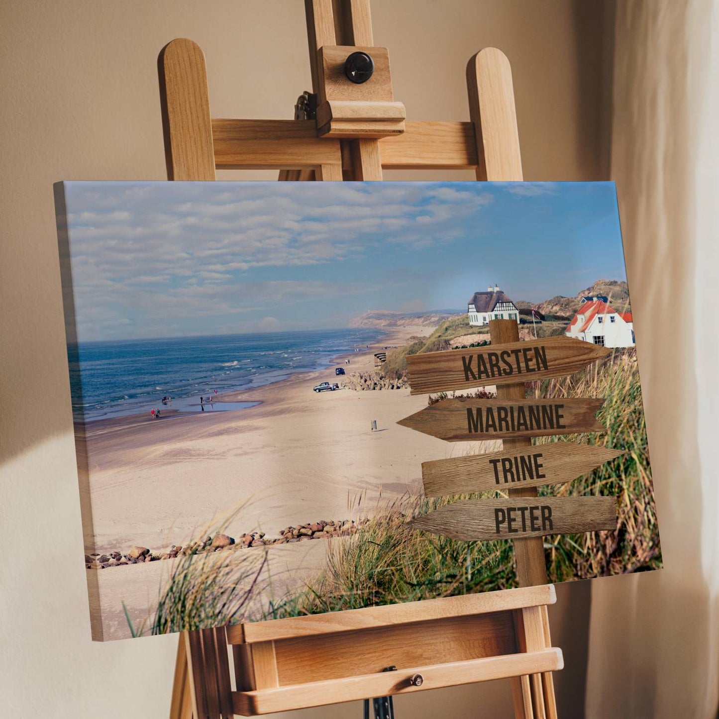 Skagen farver - Personligt Lærredsprint