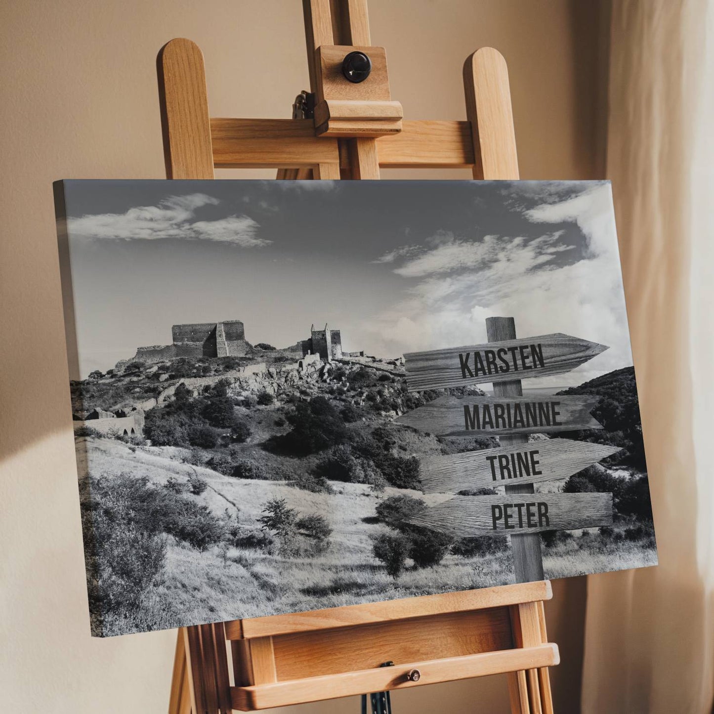 Hammershus - Personligt Lærredsprint