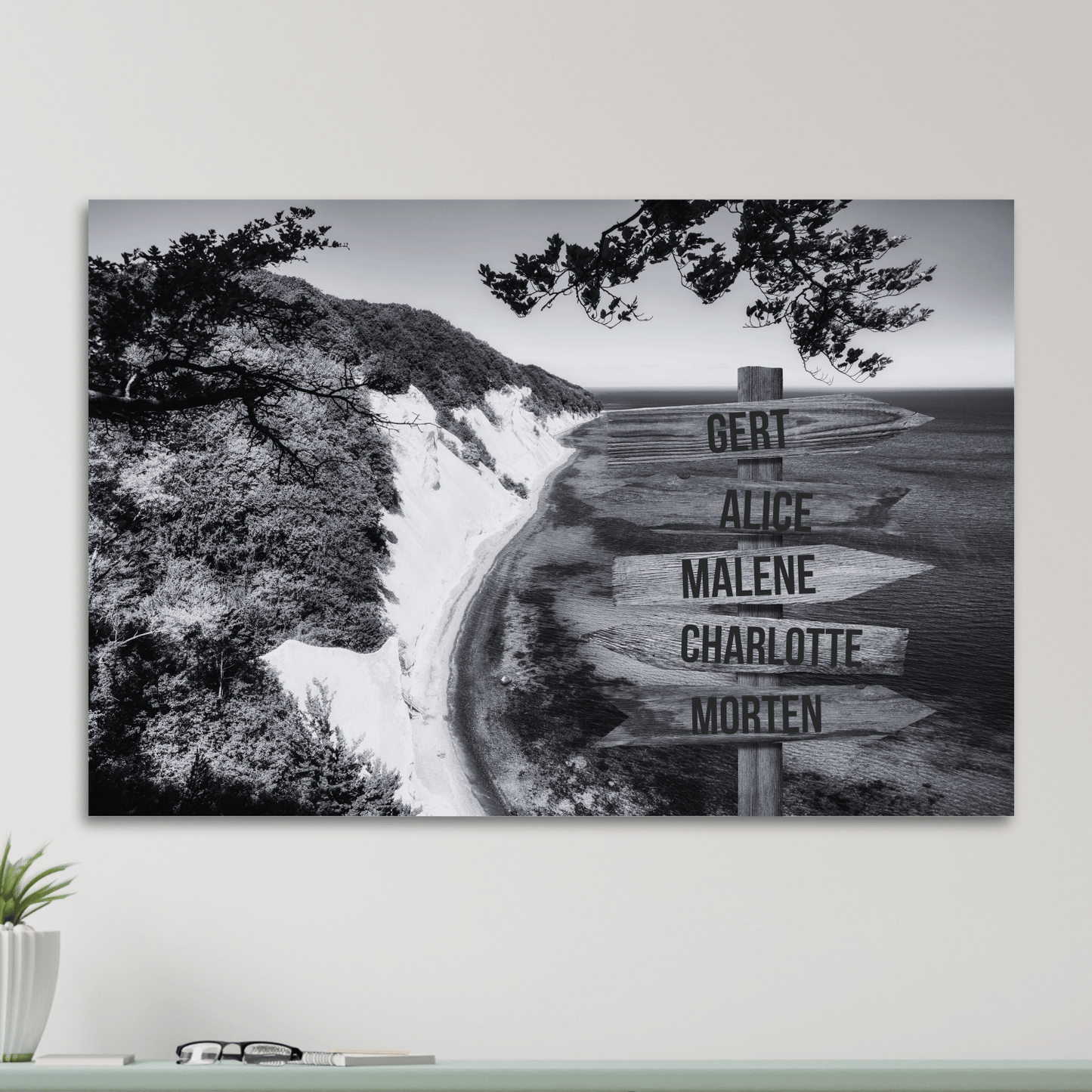 Mols Bjerge - Personligt Lærredsprint