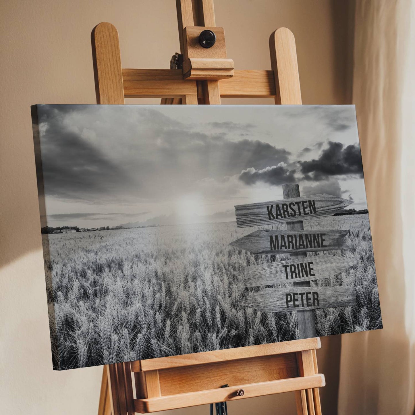 Solopgang - Personligt Lærredsprint