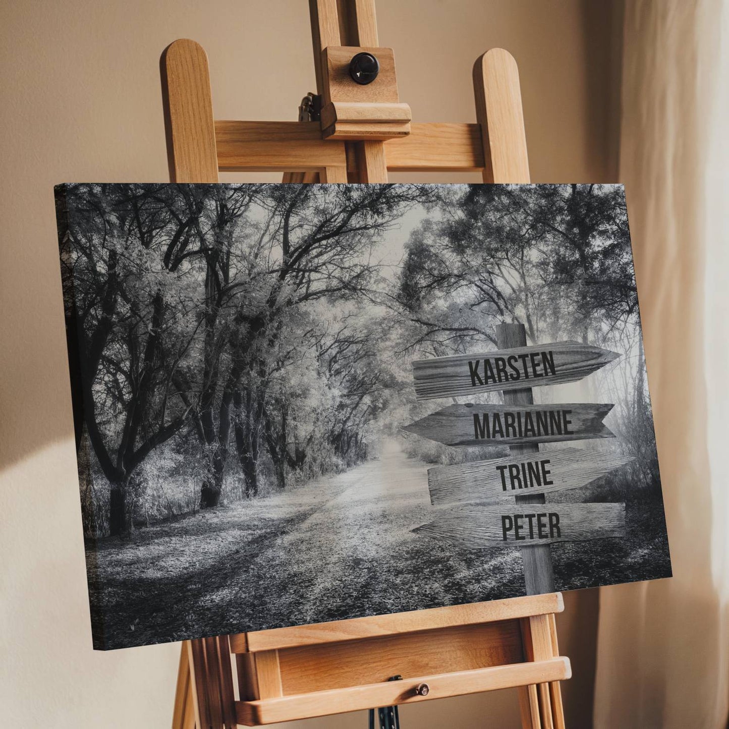 Efterår - Personligt Lærredsprint