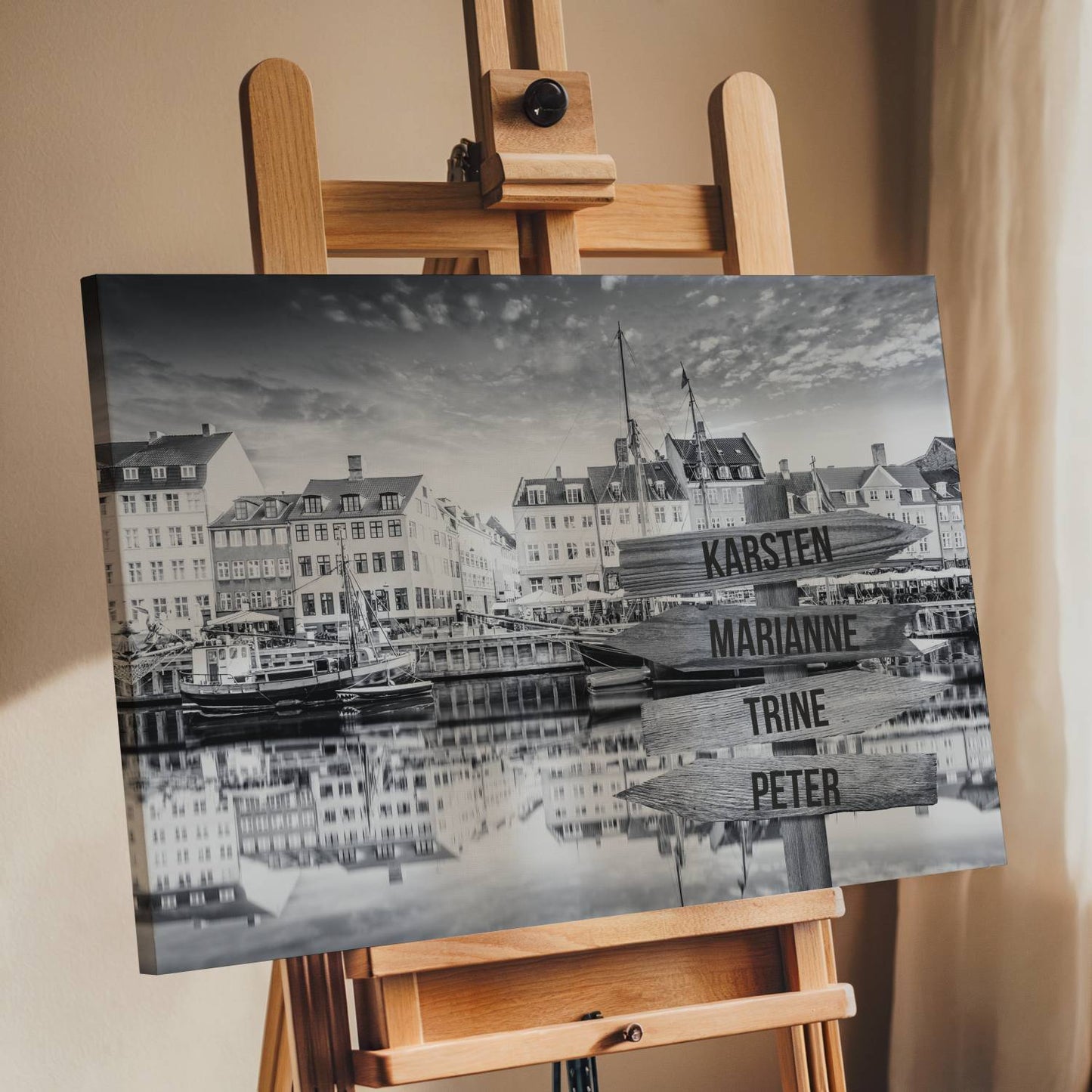 Nyhavn - Personligt Lærredsprint
