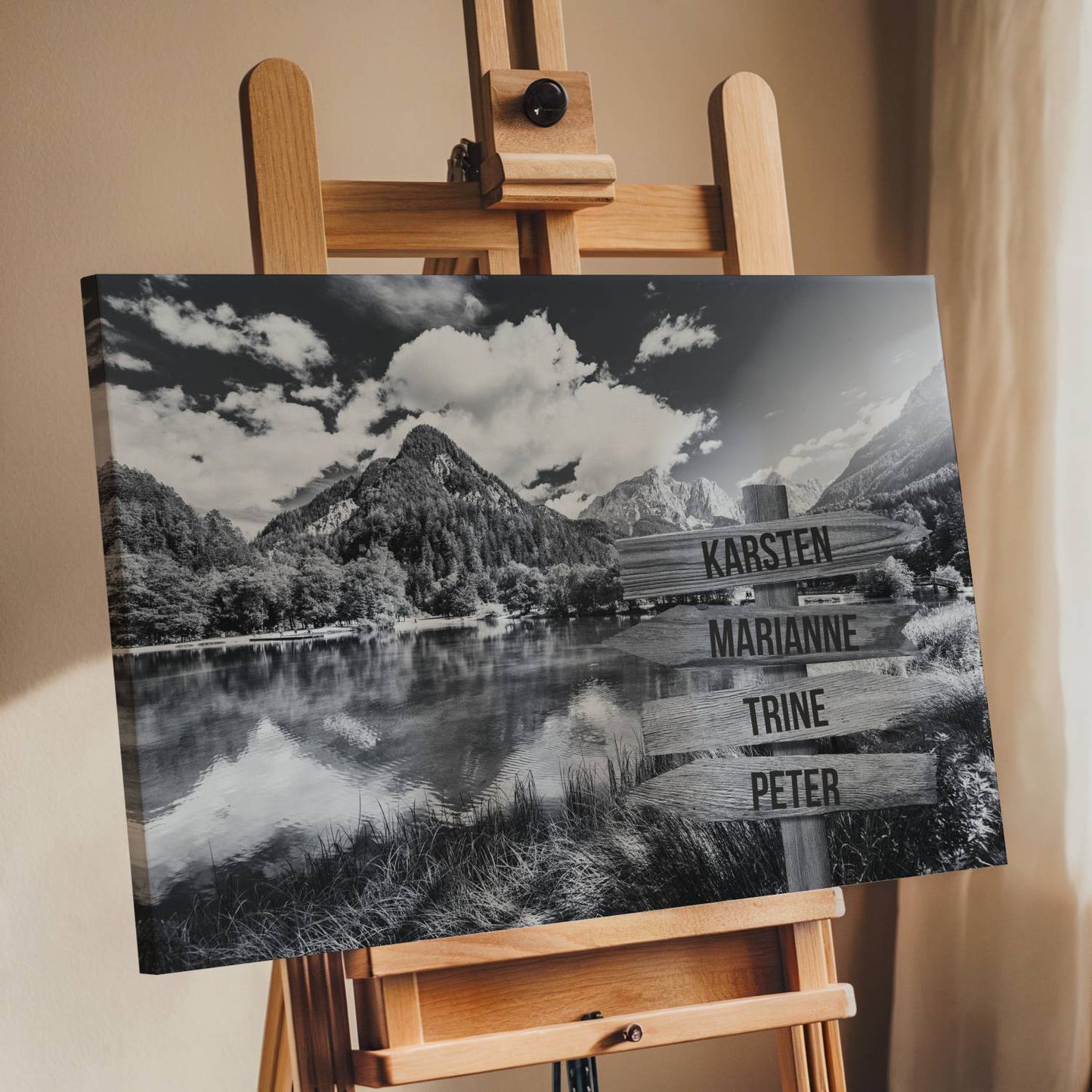 Skovsø - Personligt Lærredsprint