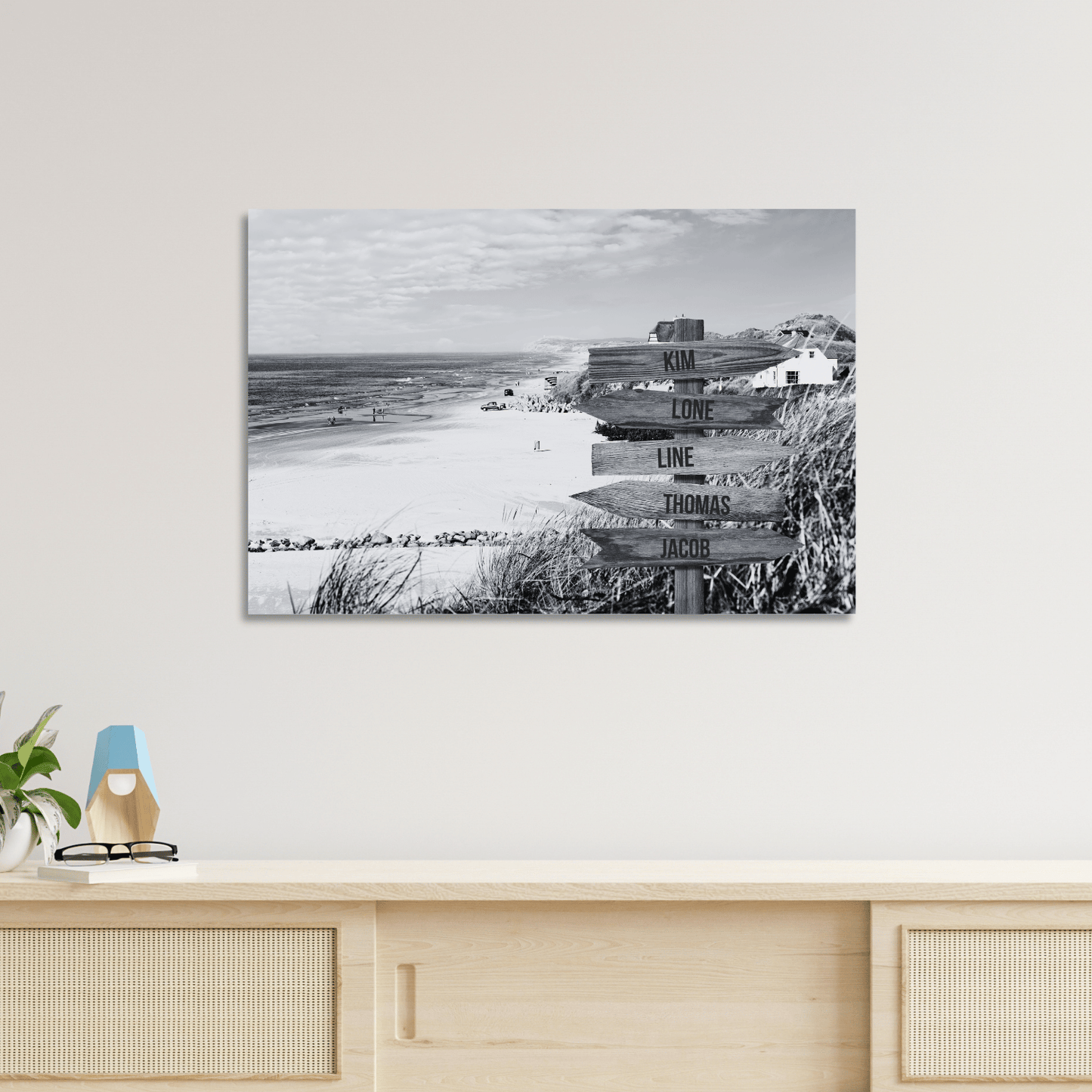 Skagen - Personligt Lærredsprint