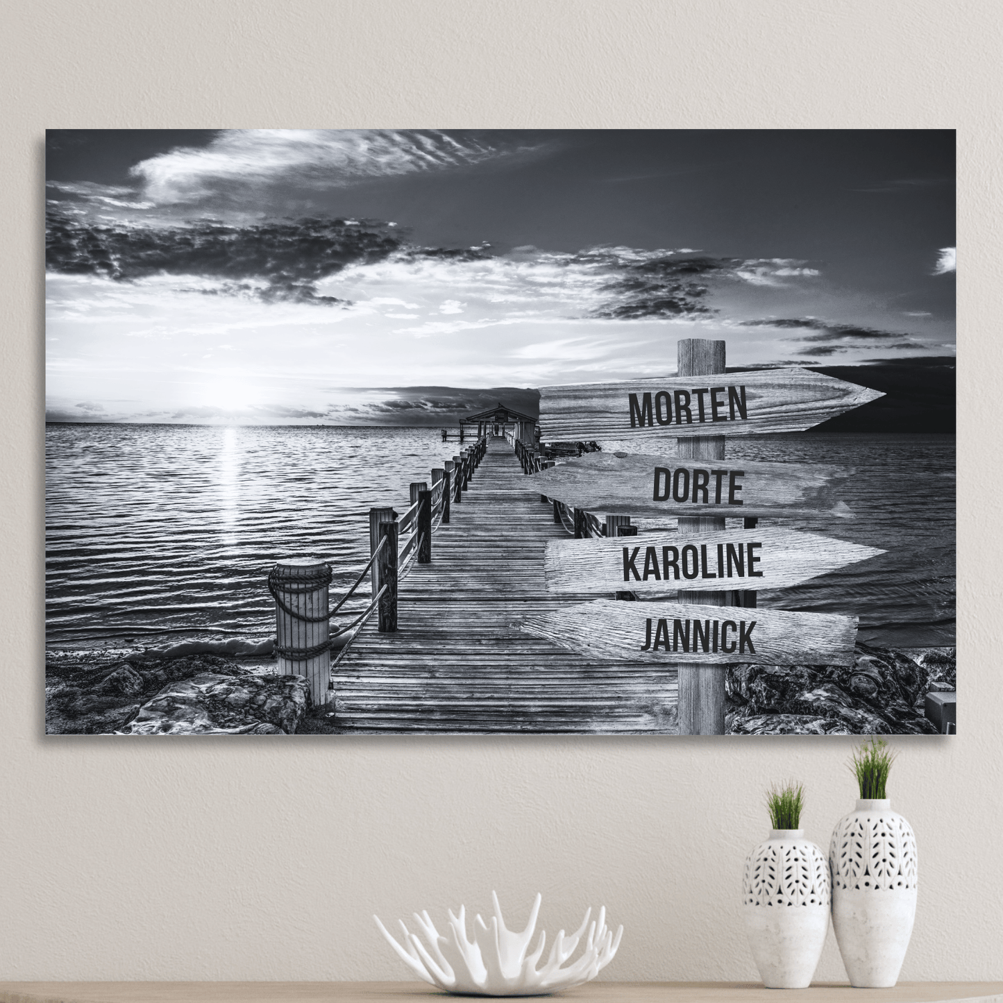 Badebro - Personligt Lærredsprint
