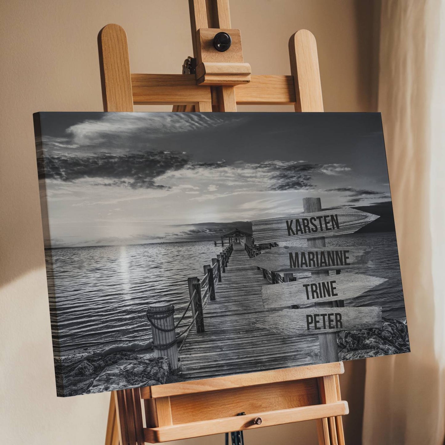 Badebro - Personligt Lærredsprint