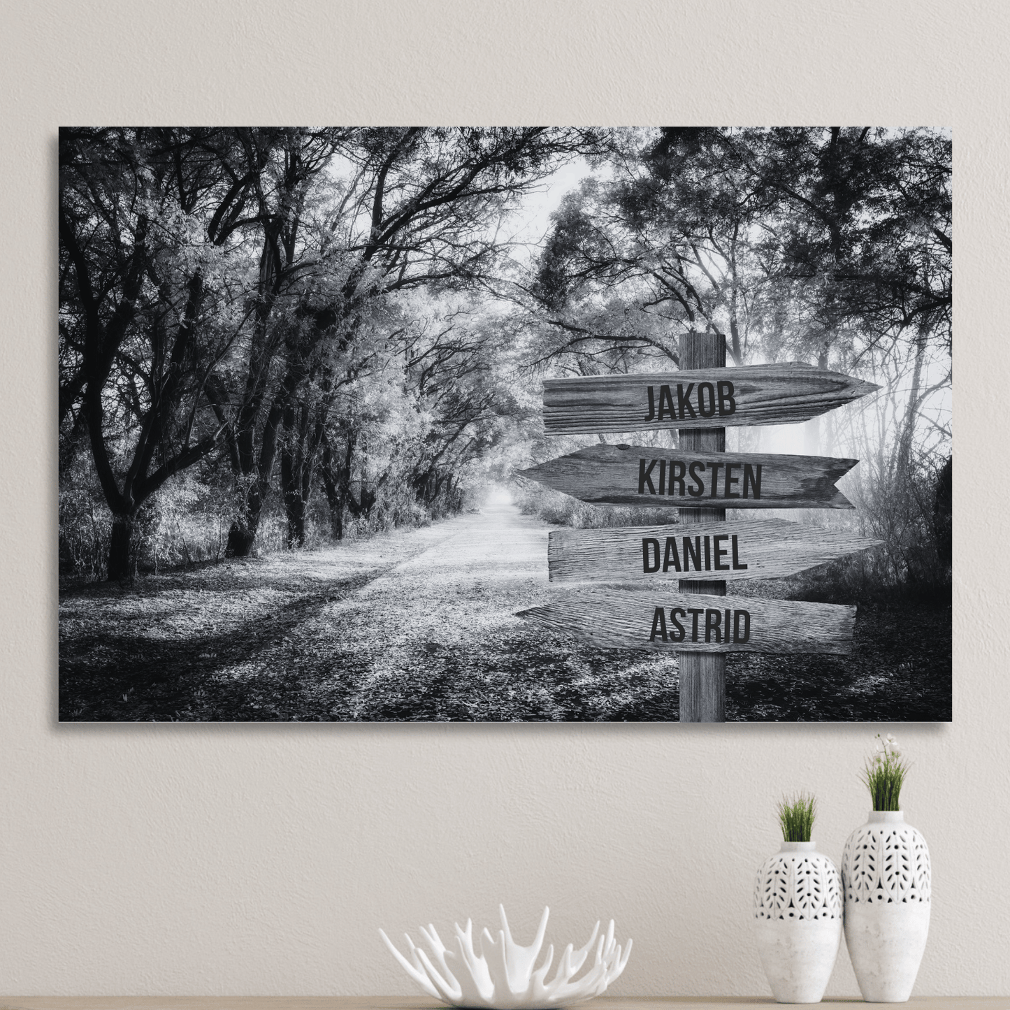 Efterår - Personligt Lærredsprint